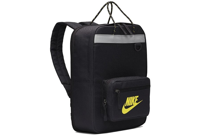 Nike Tanjun Kids schoolbag Backpack Black Yellow BA5927-080