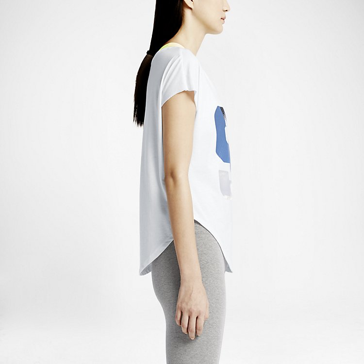 (WMNS) AS Nike TEE-SIGNAL Air MAX 90 White 677300-100