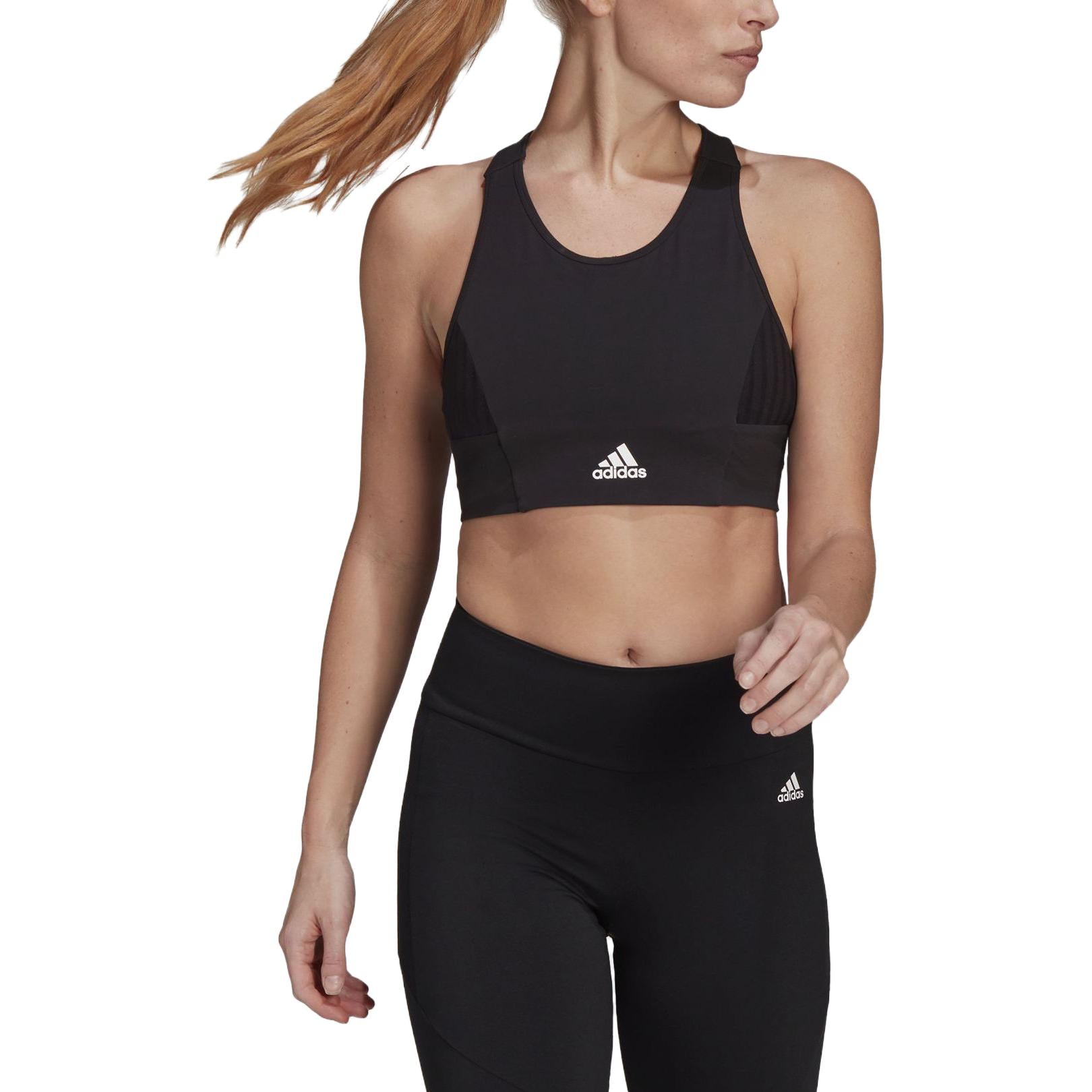 (WMNS) adidas Designed To Move AEROREADY Bra Asia Sizing 'Black' GN8334