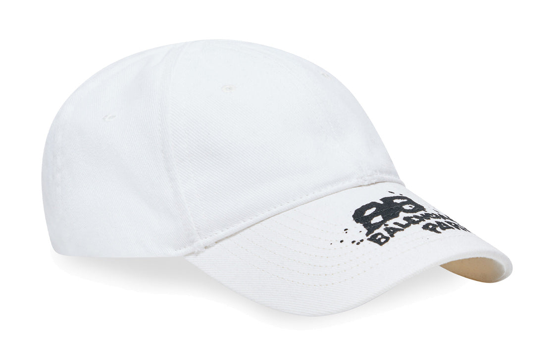(WMNS) Balenciaga Hand-Drawn BB Icon Cap 'White' 723771410B29060