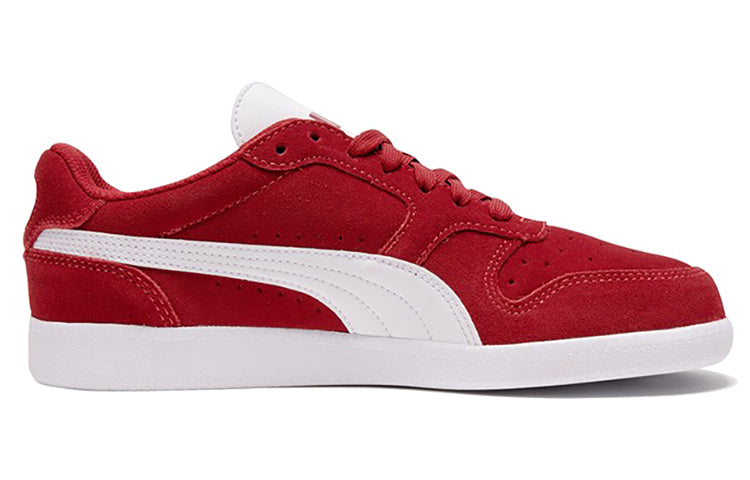 PUMA Icra Trainer Sd White/Red Low Casual Board Shoes 356741-33
