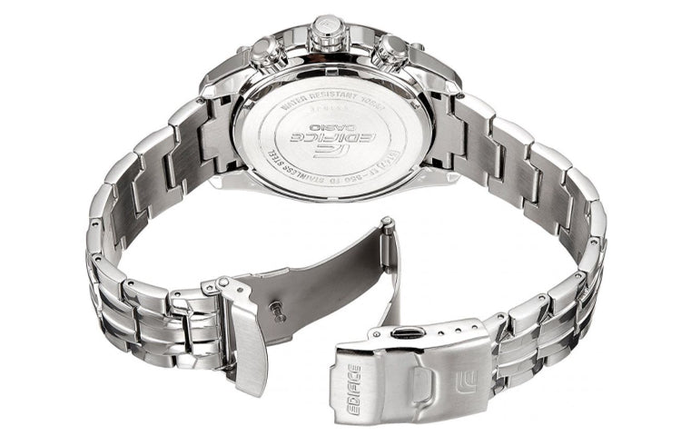 CASIO Waterproof EDIFICE Mens White Analog EF-550D-7A