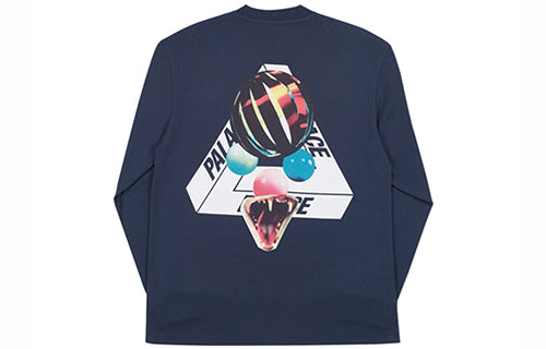 PALACE Sans Ferg Longsleeve T-Shirt Navy Unisex PAL-SS18-007