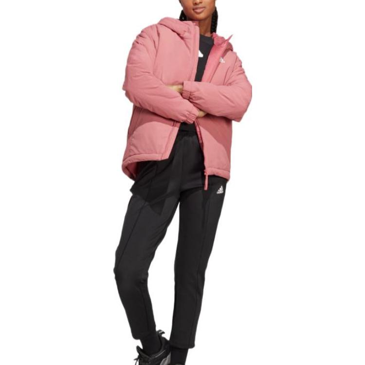 (WMNS) adidas BSC Sturdy Insulated Hooded Jacket 'Pink' HM2266