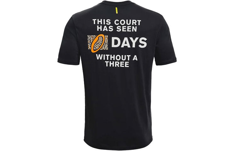 Under Armour Curry Athleisure T-Shirt 'Black' 1364968-001