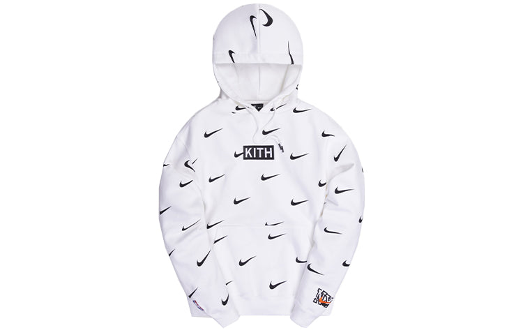 KITH x Nike New York Knicks AOP Hoodie 'White' NKCZ1749-100