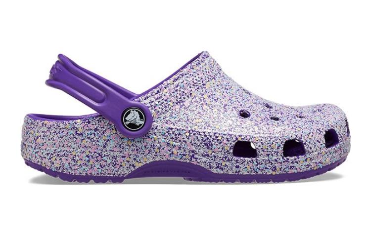 (PS) Crocs Classic Glitter Clog 'Purple' 206993-573