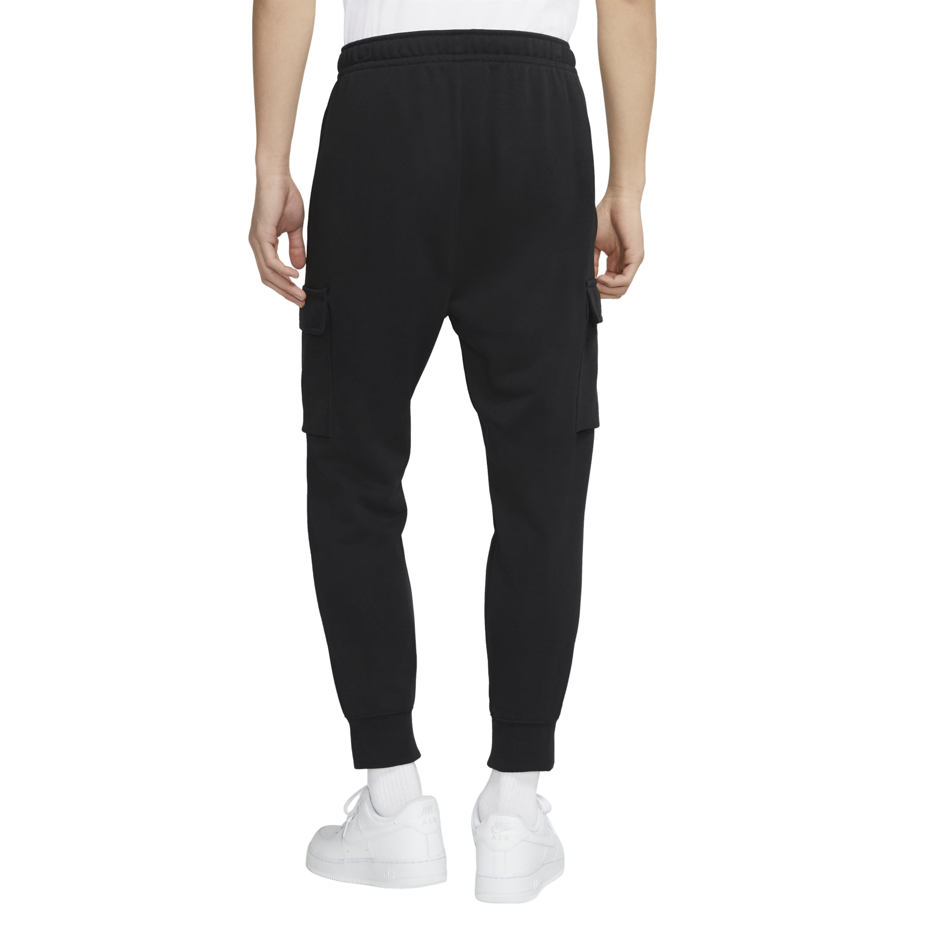 Nike MENS Sportswear Club French Terry Casual Overall Ankle Banded Pants Black CZ9955-010
