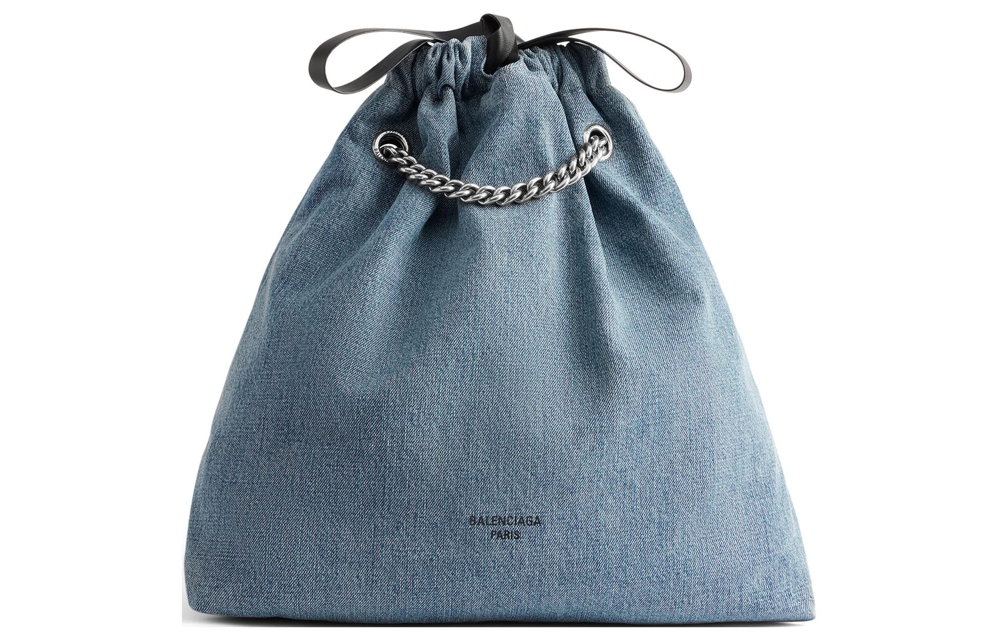 (WMNS) Balenciaga Crush Medium Tote Bag Denim 'Blue' 7429412AAYA4661
