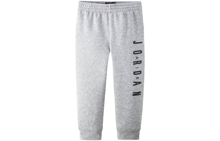(PS) Air Jordan Fleece Joggers 'Grey Black' JD2012139PS-002