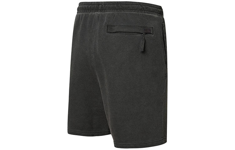 PUMA x Kidsuper Studios Crossover Logo Alphabet Embroidered Distress Drawstring Sports Shorts Black 531854-01