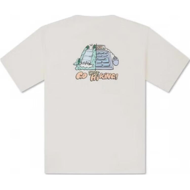 Converse Summer Outdoor Graphic T-Shirt Asia Sizing 'White' 10027229-A01