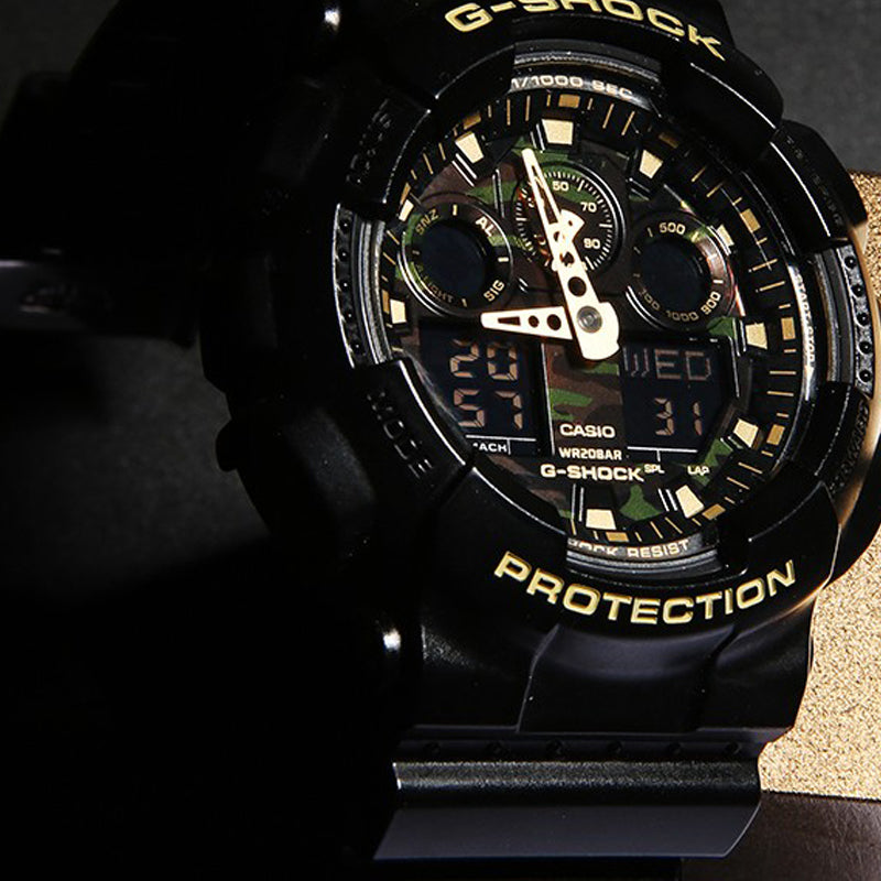 CASIO Baby-G 'Black & White' GA-100CF-1A9&BA-110TM-7A