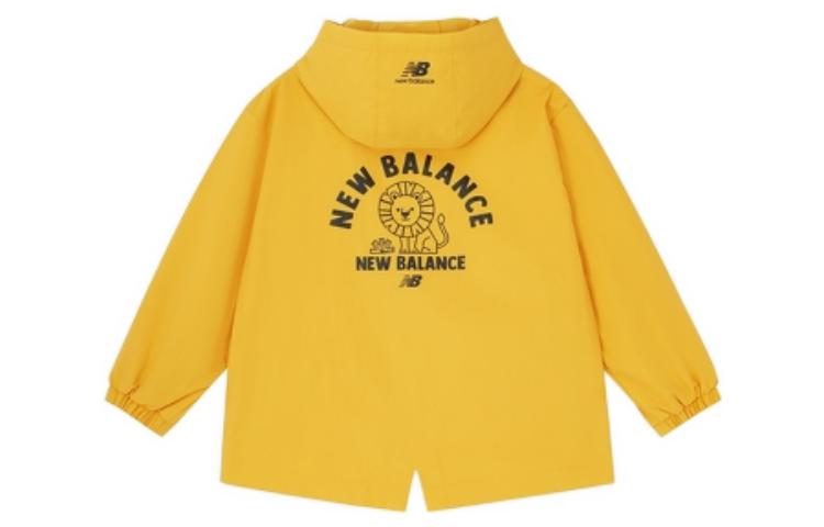 (GS) New Balance Logo Jacket Asia Sizing 'Yellow' 7AD13023-YW