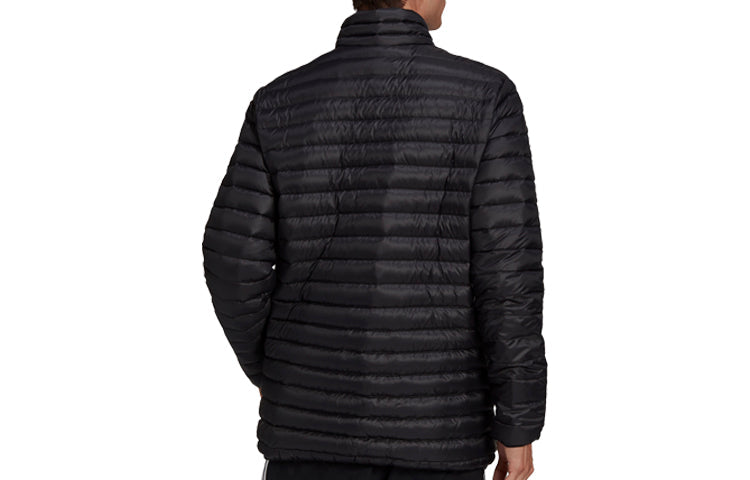 adidas Juventus Soccer/Football Sports Down Jacket Black FR4206