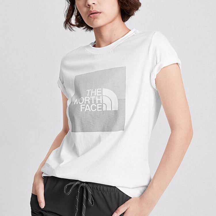 THE NORTH FACE Classic Box Logo Short Sleeve White 4NFU-FN4