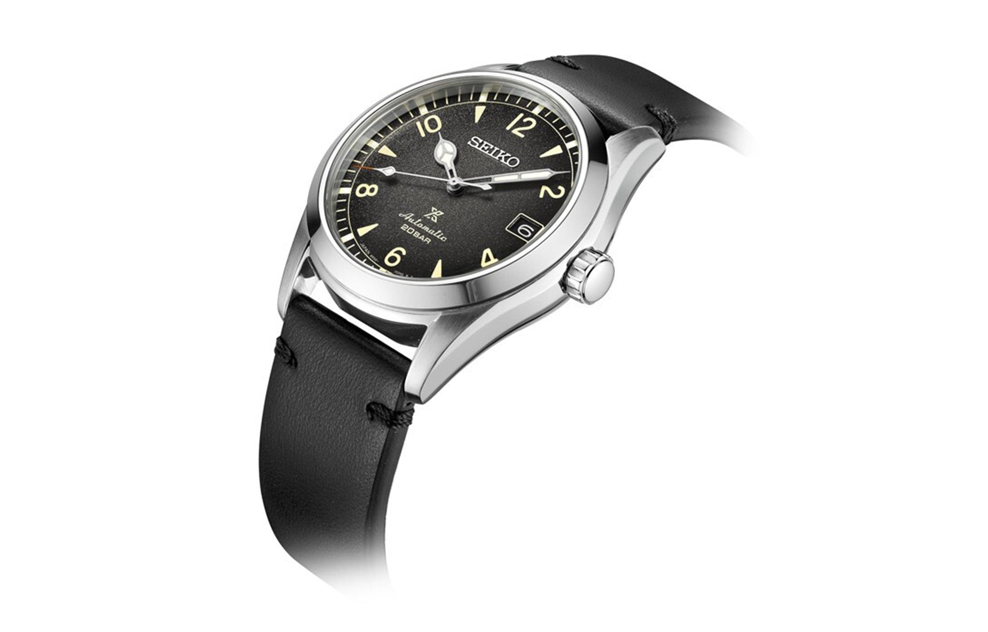 Seiko Prospex Alpinist Analog Watch 'Black Silver' SPB159J1