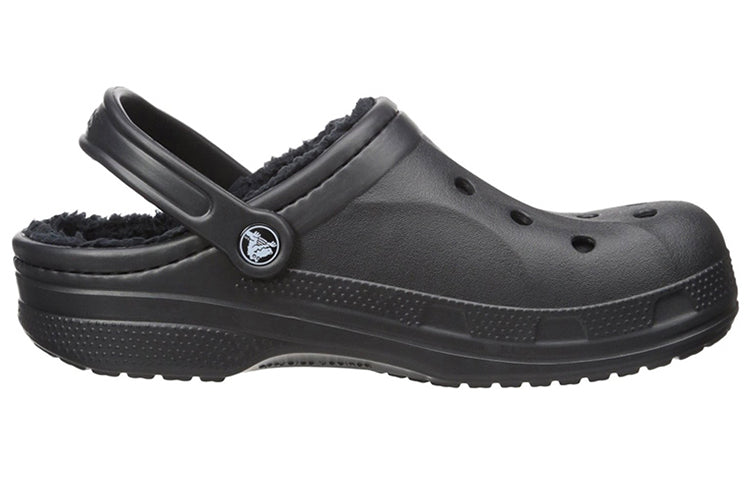 Crocs Classic Clog Casual Stay Warm Shoe Unisex Black 203766-060