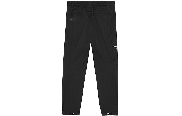 New Balance Logo Loose Long Pants Asia Sizing 'Black' 5TB42161-BK