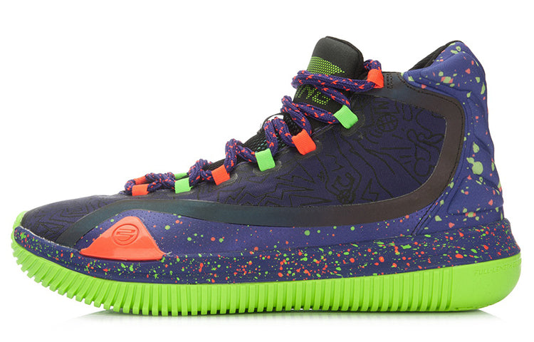 Li-Ning Bow Bite 'Purple Green Galaxy' ABAL021-6
