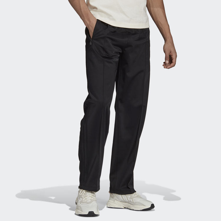 Men's adidas Firebird Tp Solid Color Sports Pants/Trousers/Joggers Black H33439