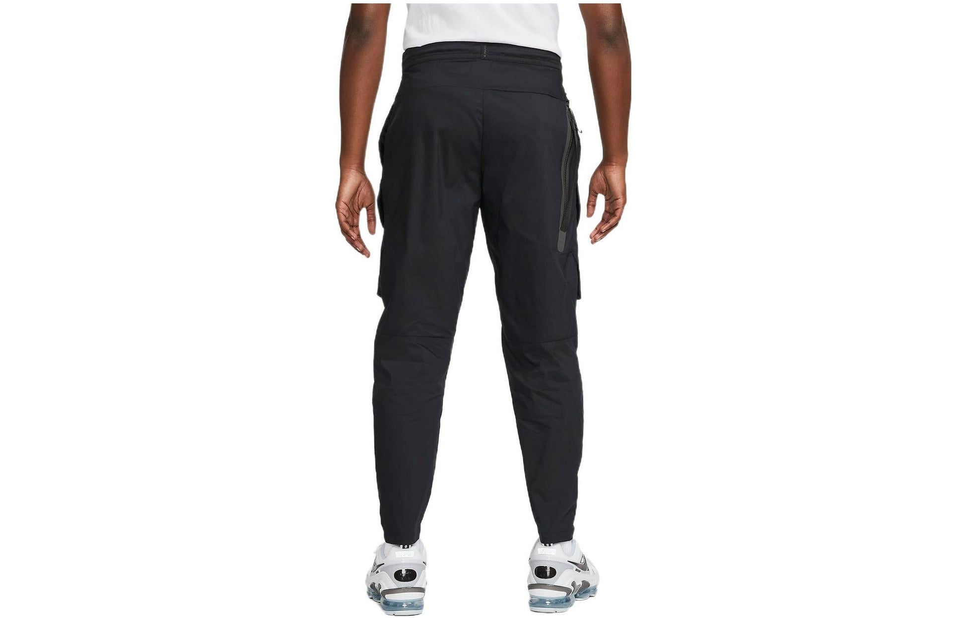 Nike Techpack Solid Color Breathable Woven Athleisure Casual Sports Pants Black DD6571-010