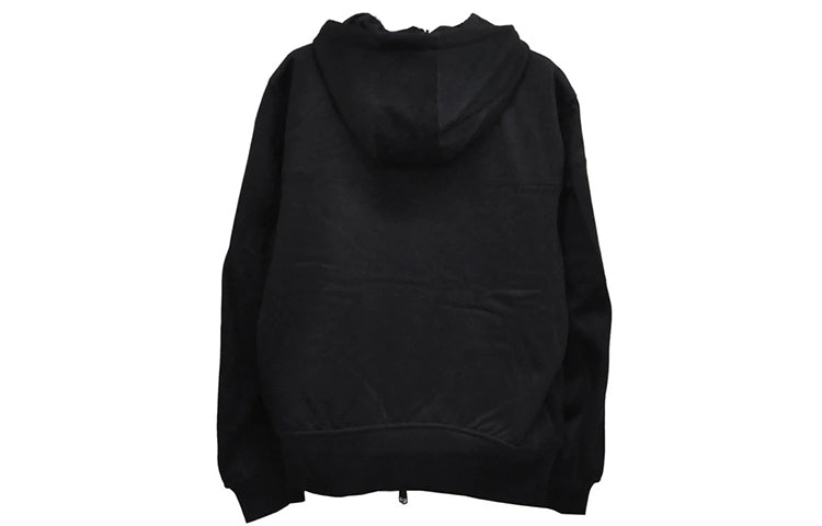 Men's Y-3 Full-Zip Hoody Casual Zipper Long Sleeves Jacket Black FN3490