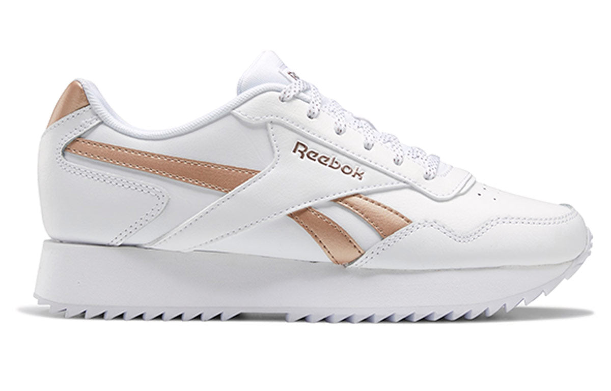 (WMNS) Reebok Royal Glide Ripple Double 'White Brown' FZ0967