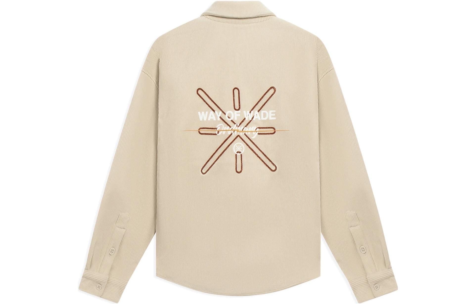 Li-Ning Way Of Wade Graphic Corduroy Jacket 'Creamy Brown' AFDSB25-3