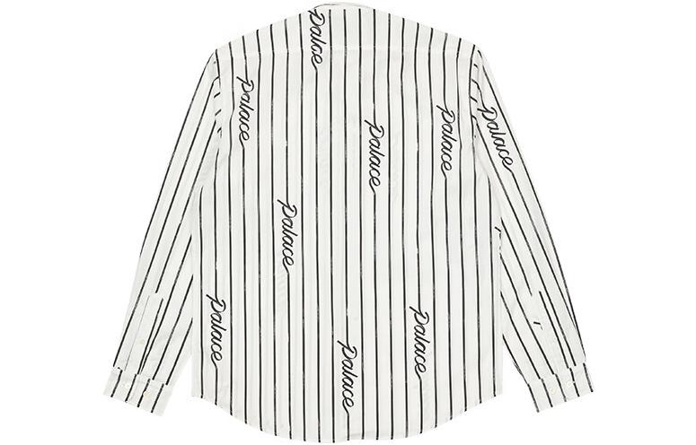 Palace Hand Stripe Shirt 'White' P23SHT013