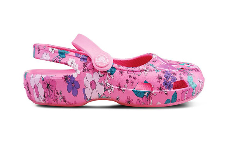 (GS) Crocs Classic Charm Mary Jane Sandals 'Pink Purple' 206364-669