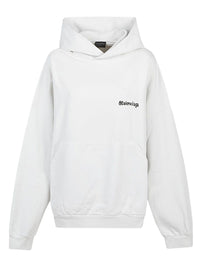 Balenciaga BB Corp Cotton Hoodie 'White' 713677TOVP19081