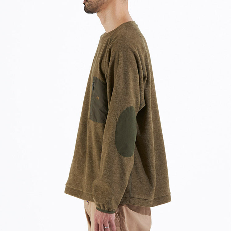 THE NORTH FACE PURPLE LABEL Pack Field Fleece Crew Men's Khaki NA6000N-KK