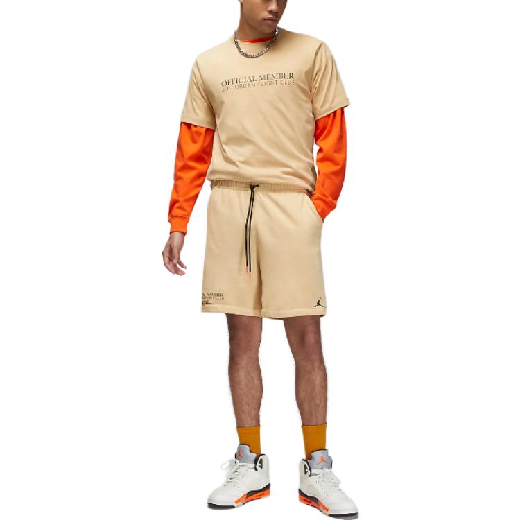 Air Jordan Flight MVP Fleece Shorts 'Sesame' DX9716-252
