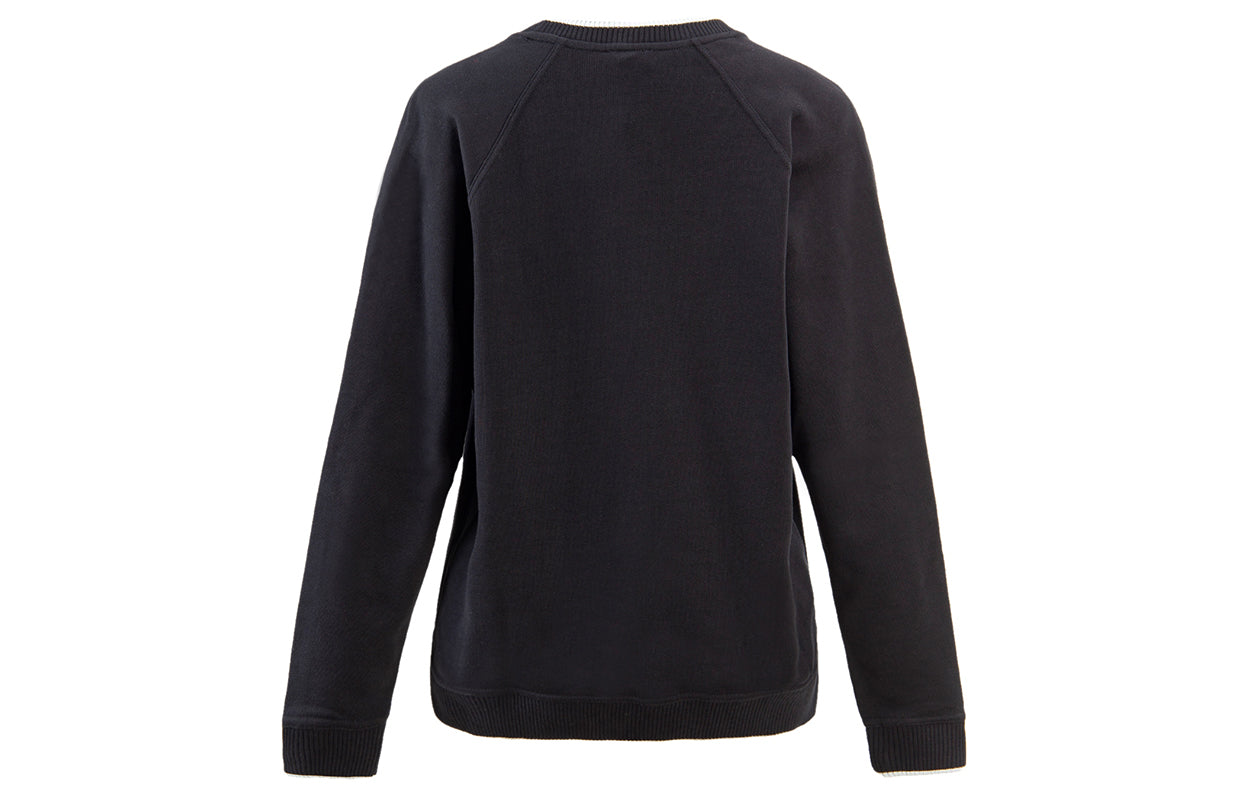 (WMNS) KENZO Cotton Round Neck Long Sleeves Hoodie Black F762SW796952-99