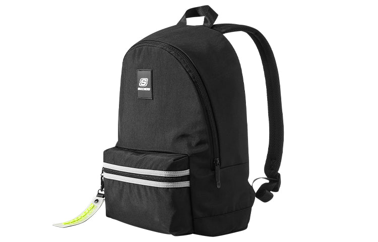 Skechers Colorful Casual Series Simple Backpack 'Black White' L322U076-0018