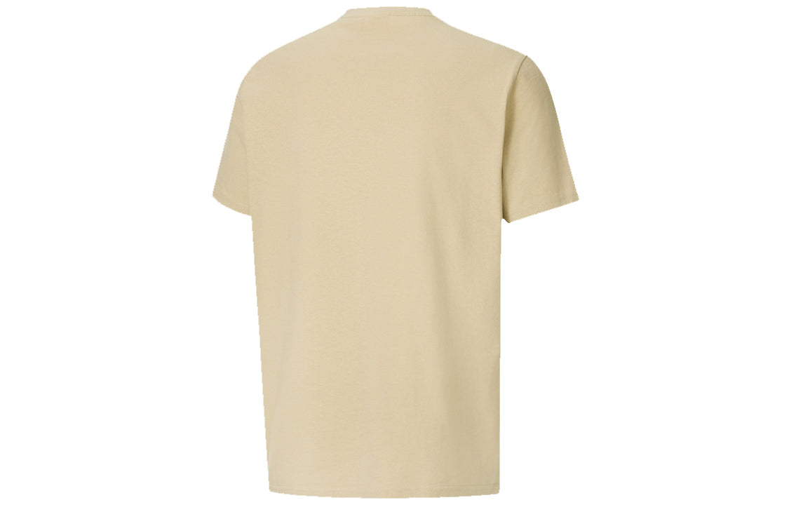 PUMA x Kidsuper Studios Crossover Tee Printing Sports Round Neck Short Sleeve Yellow 530410-96