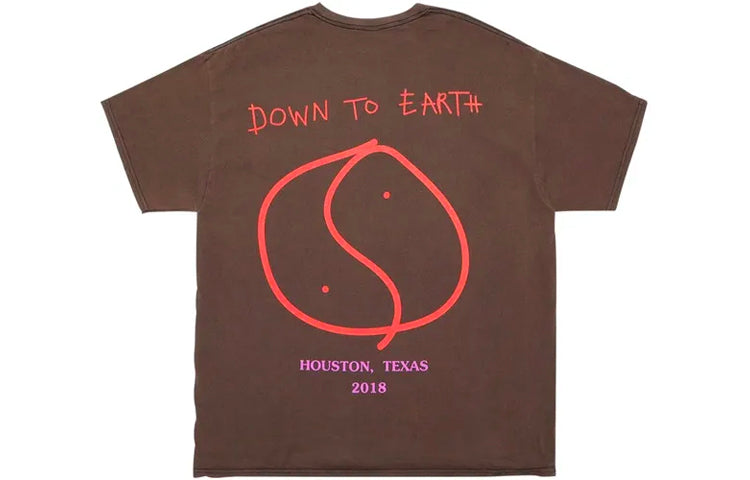 Travis Scott Unisex Cactus Jack Printing Brown TC-32