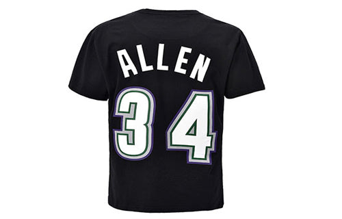Mitchell Ness NBA Short Sleeve - Couple Style Black MN13S35-RAL-BLACK