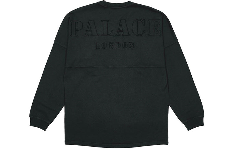 PALACE Unisex Drop Shoulder Logo Sweatshirt Black P20ES037
