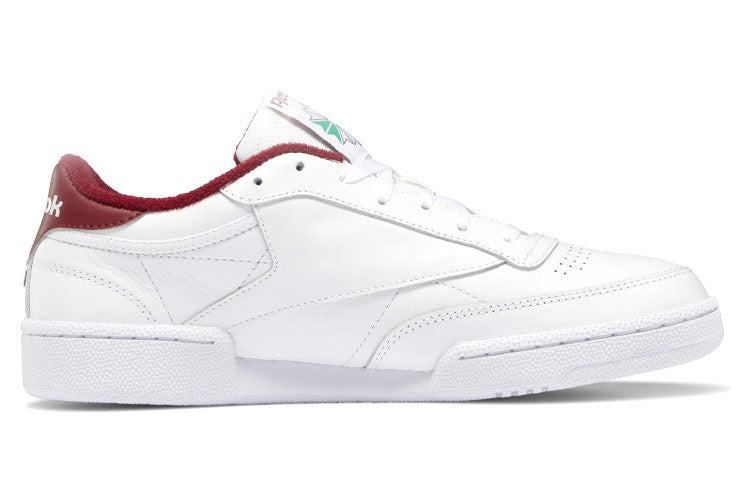 Reebok Club C 85 'Crest White Burgundy' H05810