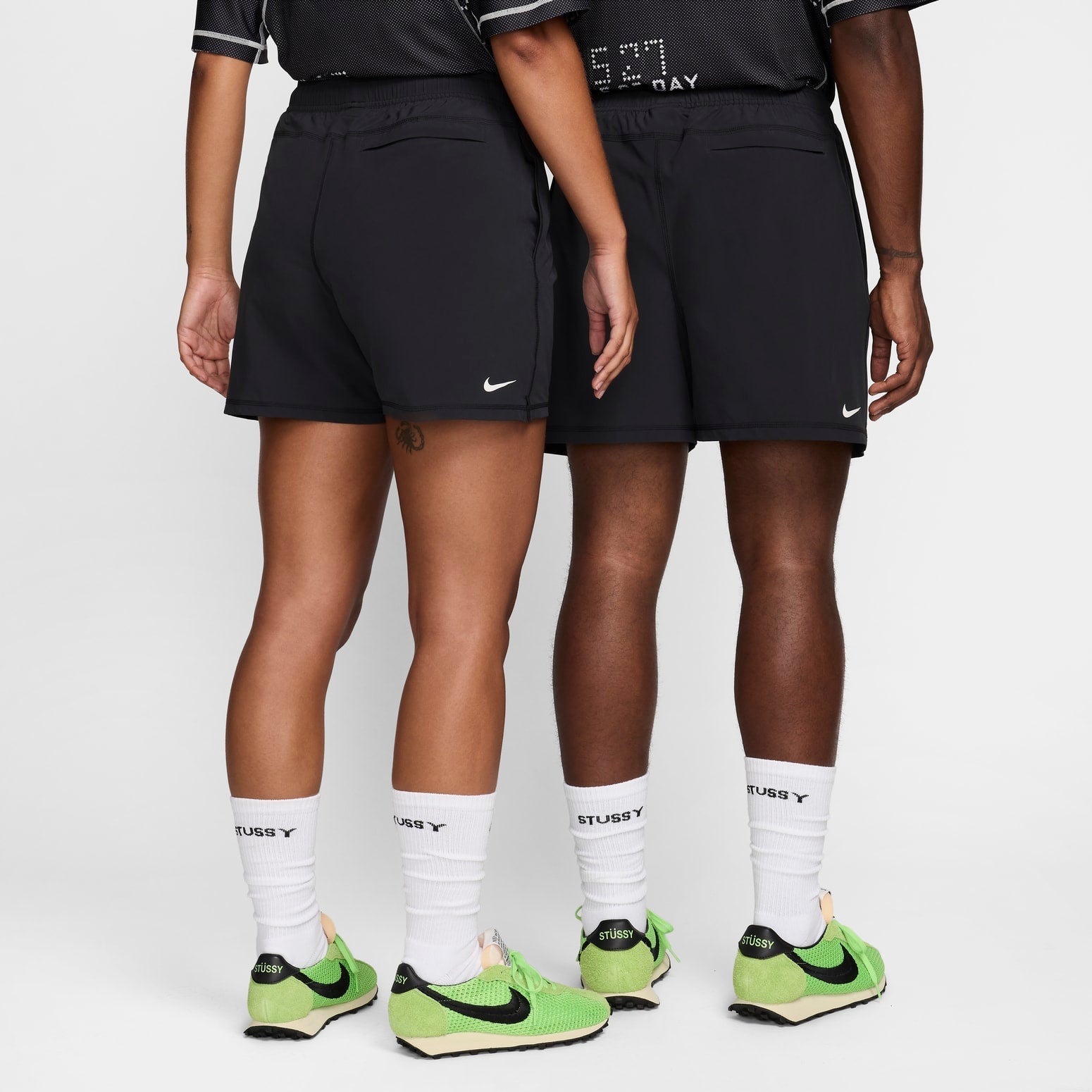 Nike x Stussy Water Shorts 'Black White' NESSE344-001