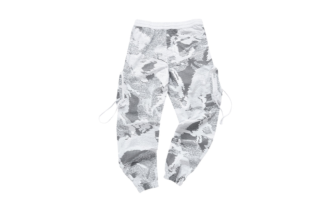 FILA FUSION Logo Printing Camouflage Cargo Casual Jogger Pants White T11M023802F-WT