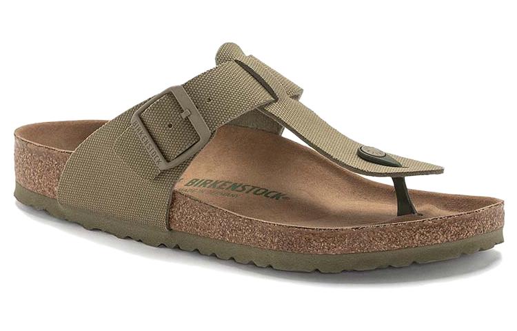 Birkenstock Medina Vegan Textile Narrow Fit Sandals 'Faded Khaki' 1024629