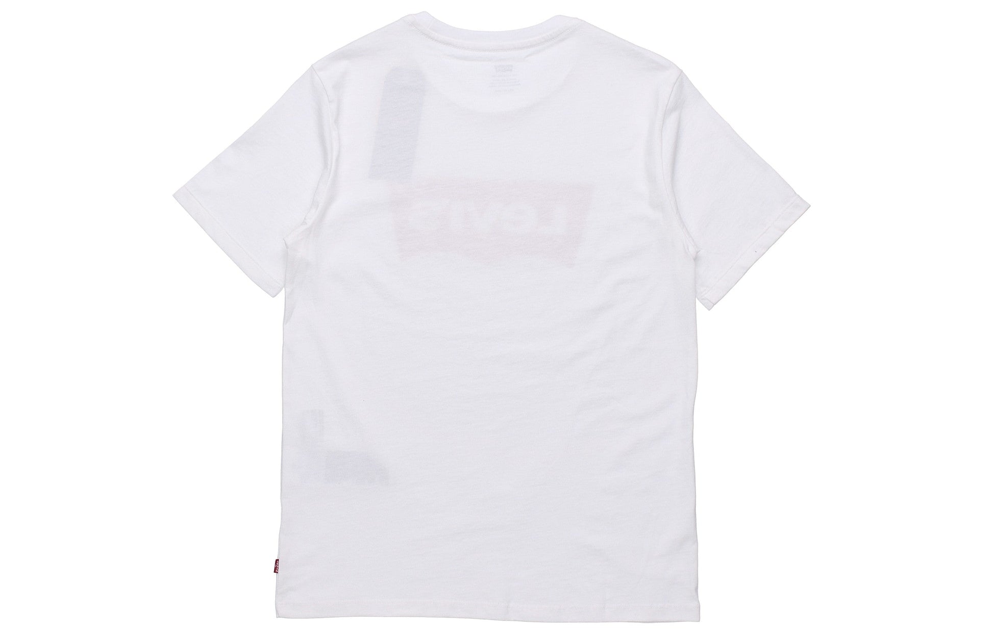 Men's Levis Classic Logo White Printing Short Sleeve White 17783-0140