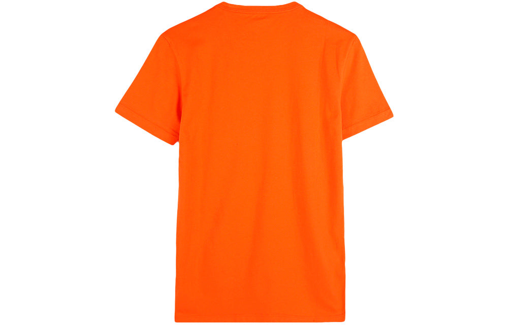 adidas neo M Tee Ss Casual Sports Round Neck Short Sleeve Orange DZ7232