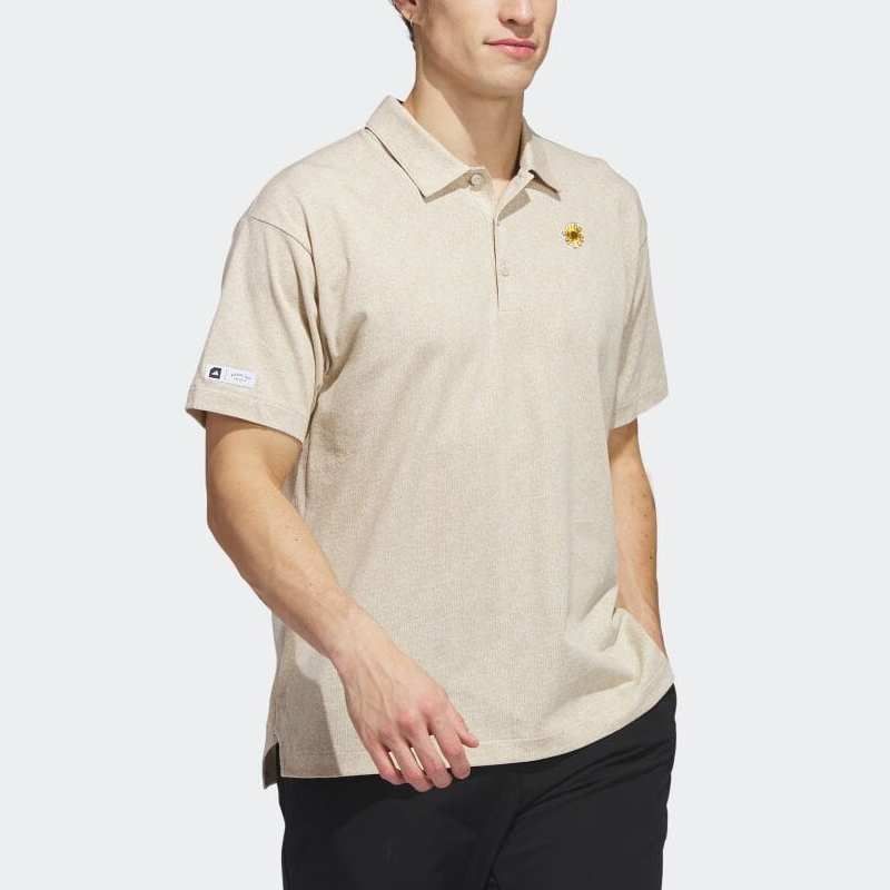 Adicross Burning Cart Society Polo Shirt 'Clear Brown' HS5613
