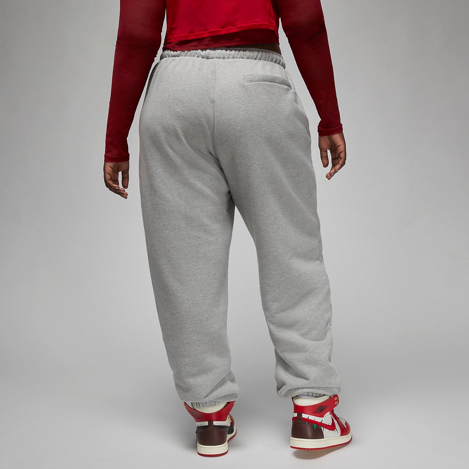(WMNS) Air Jordan x Teyana Taylor Sweatpants 'Grey' FB2625-063