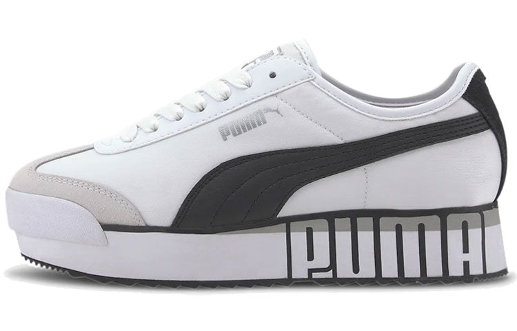 (WMNS) PUMA Roma Amor Logo 'White Black' 372113-03