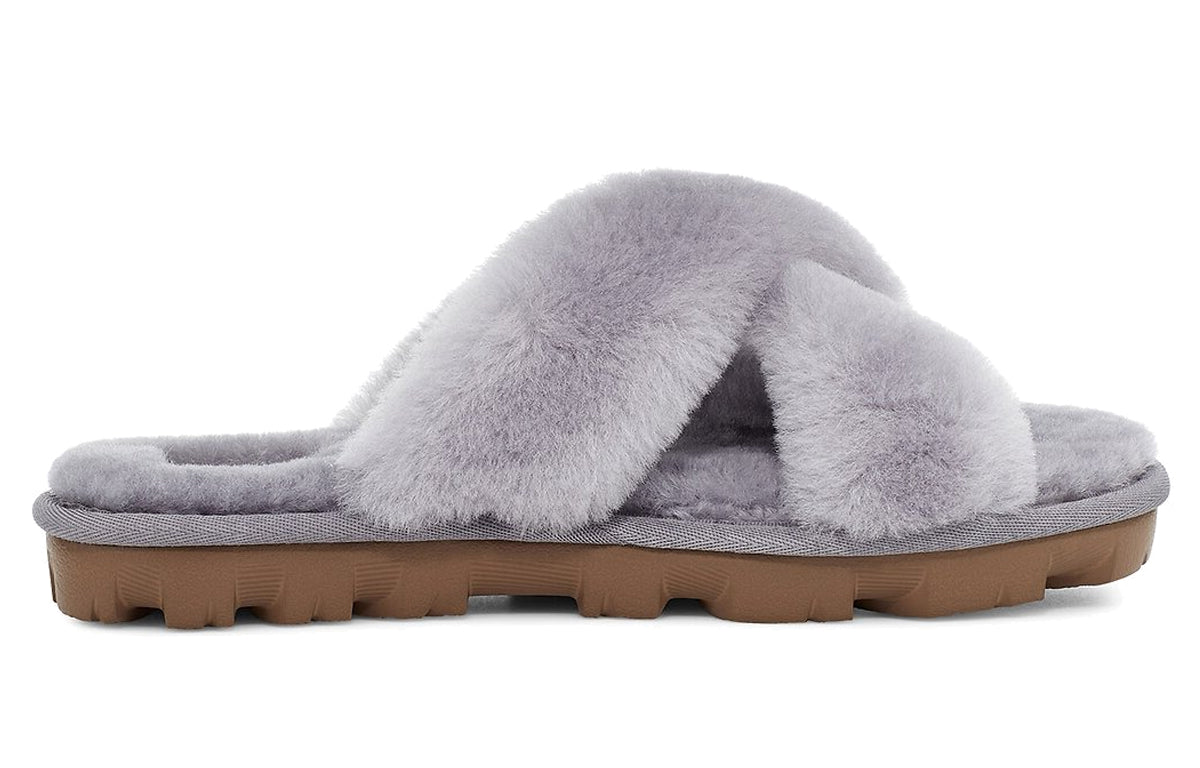 (WMNS) UGG Fuzzette Minimalistic Cozy Gray Purple 1107955-SAMT